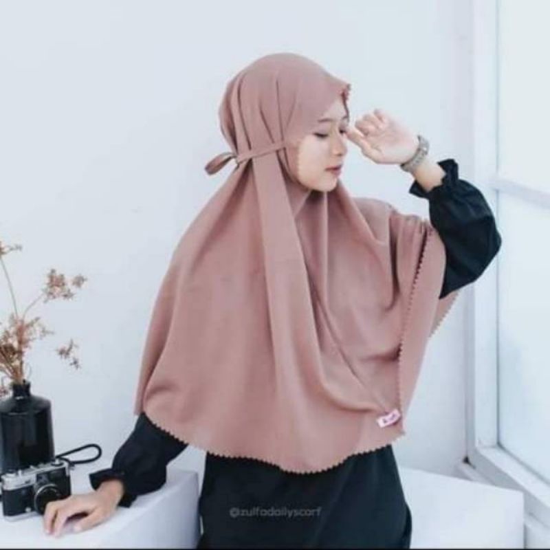 (jlc) hijab lasercut jumbo maryam grosir terlaris | kerudung bergo lasercut al azhar cocok untuk ata
