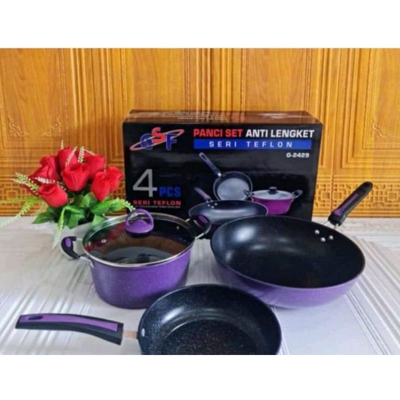 A1 PANCI MASAK ANTI LENGKET BAGUS MURAH KUALI TEFLON