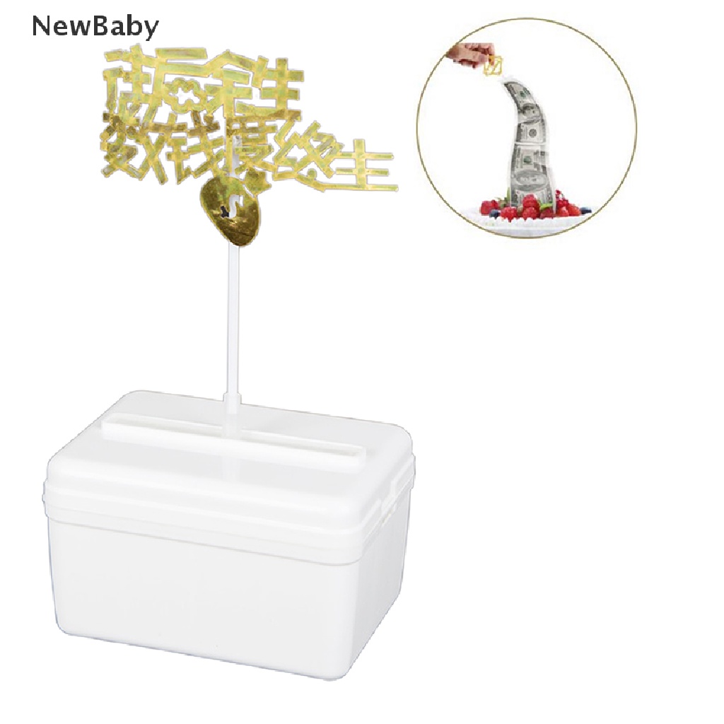 NewBaby Cake Money Pulling Box Reusable Creative Cake Making Mold Funny Cake Decoration ID