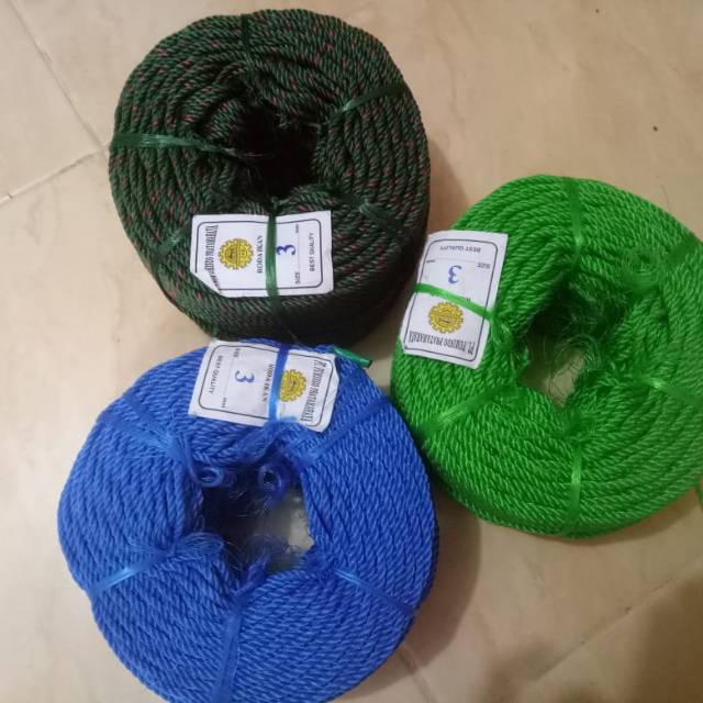 

Tali tambang pe/plastik 3mm
