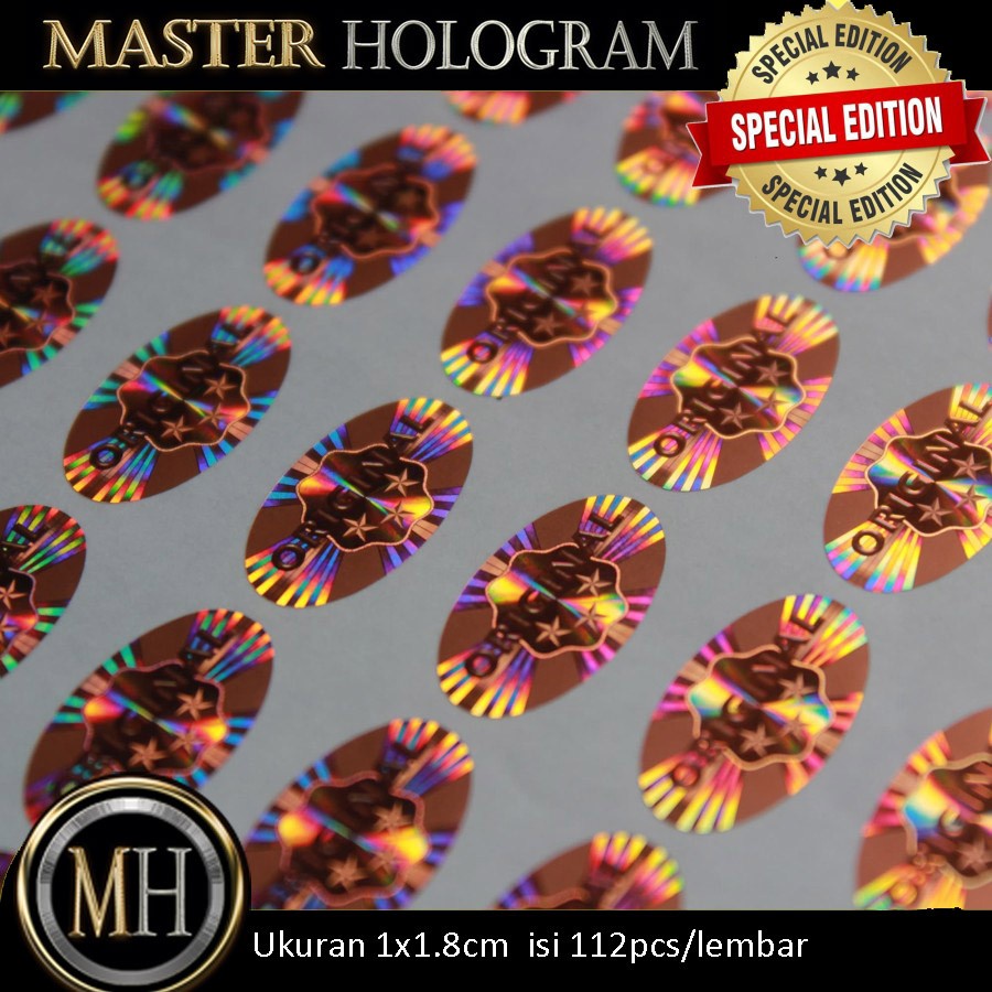 

Stiker Hologram ORIGINAL OVAL 3 BINTANG SH019