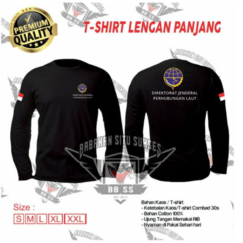 T-hsrit Baju Kaos Kementrian Perhubungan Laut Kaos Perhubungan kelautan