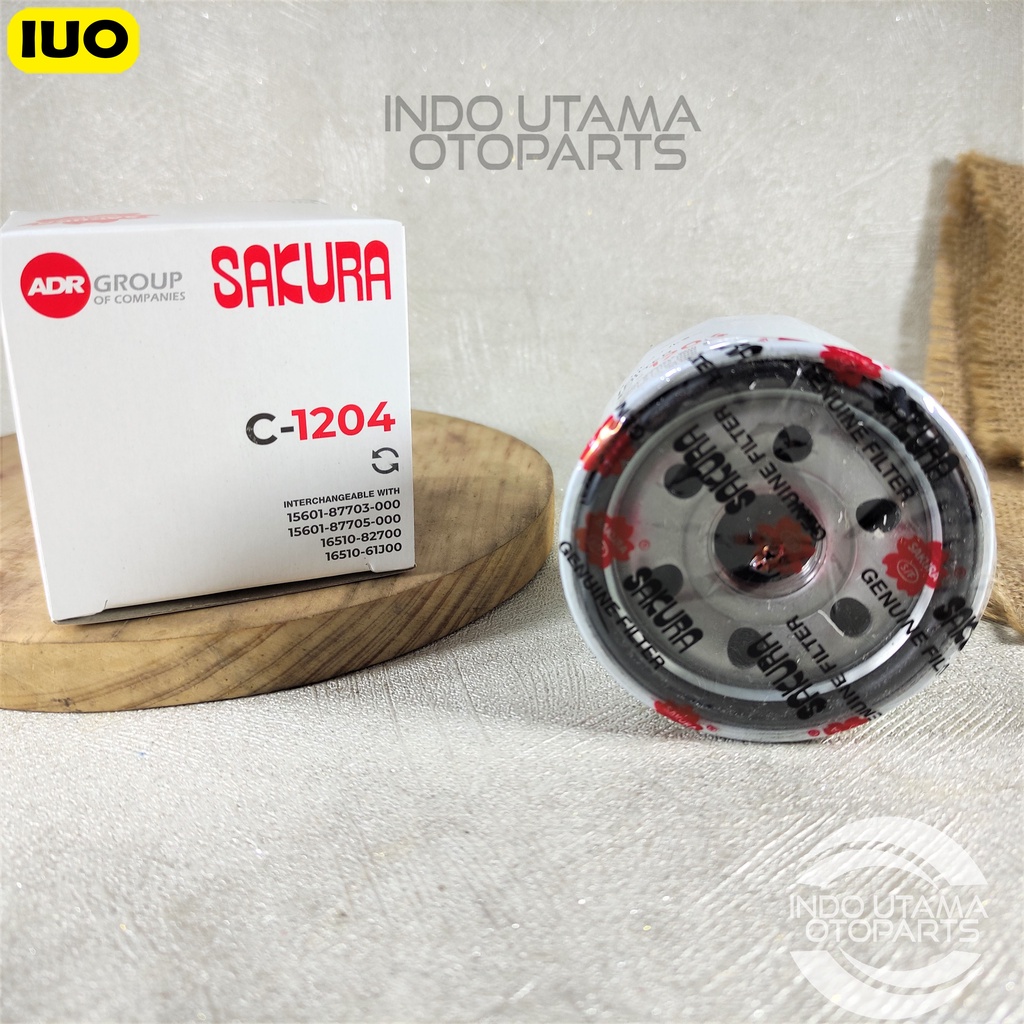 Filter Oli Suzuki Ignis Baleno Spark Jimny Cherry SAKURA C-1204