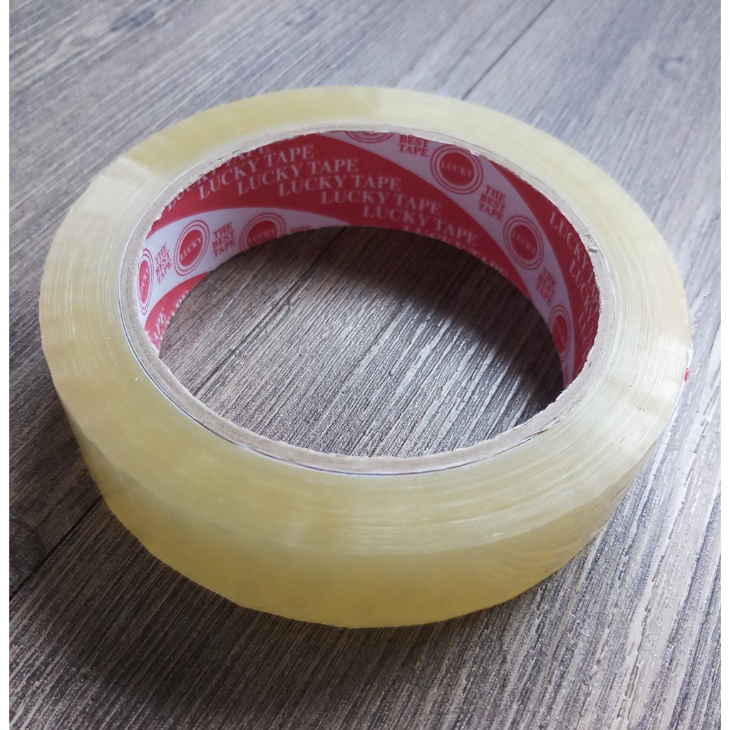 Lakban Isolasi Bening 1 Inch 25 MM x 100 yard | Shopee Indonesia