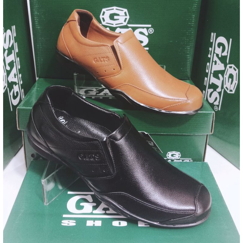 Sepatu Kulit Pantofel Pria GATS GI 7218 original