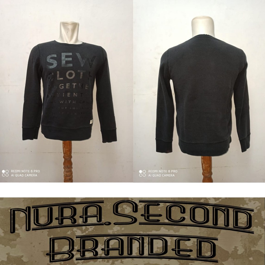 Baju Jaket Sweater Crewneck Uniqlo x Merchant & Mills England Original