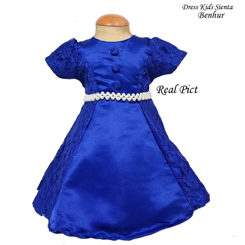 Dress Kids sienta/Gaun Pesta Anak - Anak/Dress Elegant/ Baju Anak Murah Realpict