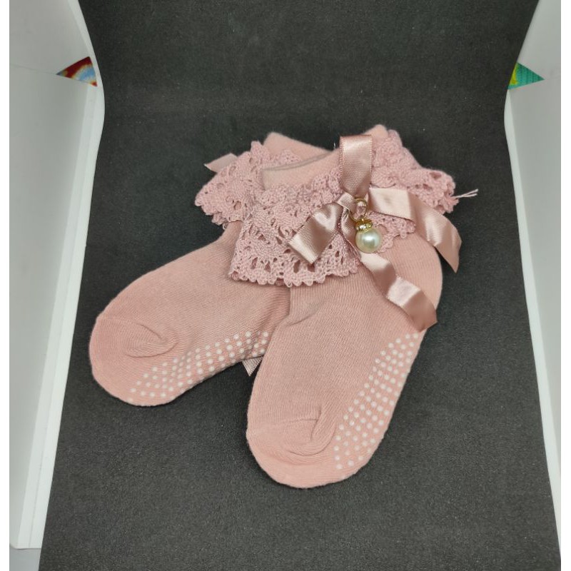 Kaos Kaki Renda Anak Anti Selip Premium