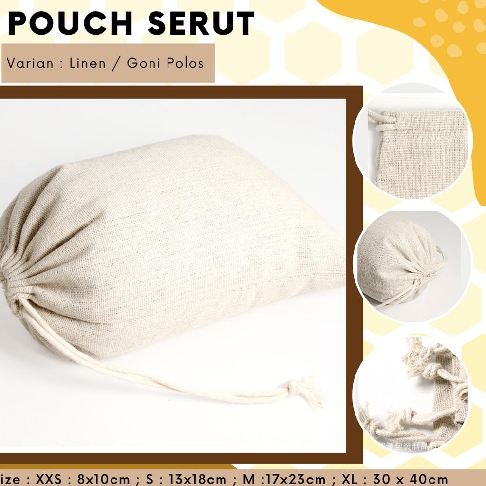 

(PROMO QMW70) Pouch Serut Goni Polos / Serbaguna / Souvenir ✥