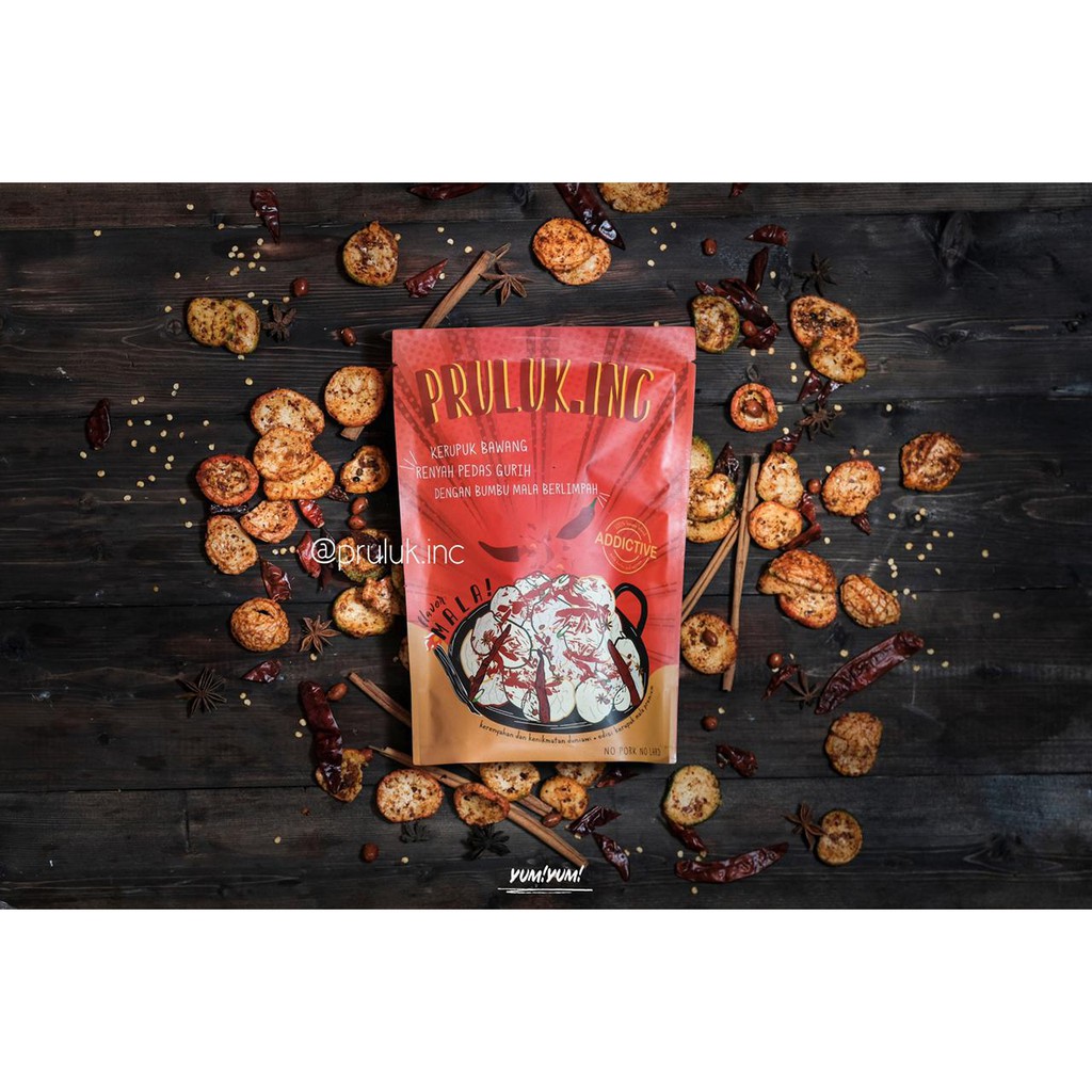 

KERUPUK PEDAS RENYAH GURIH/MALA HAIDILAO KERUPUK/KERIPIK KEKINIAN/CEMILAN PEDAS