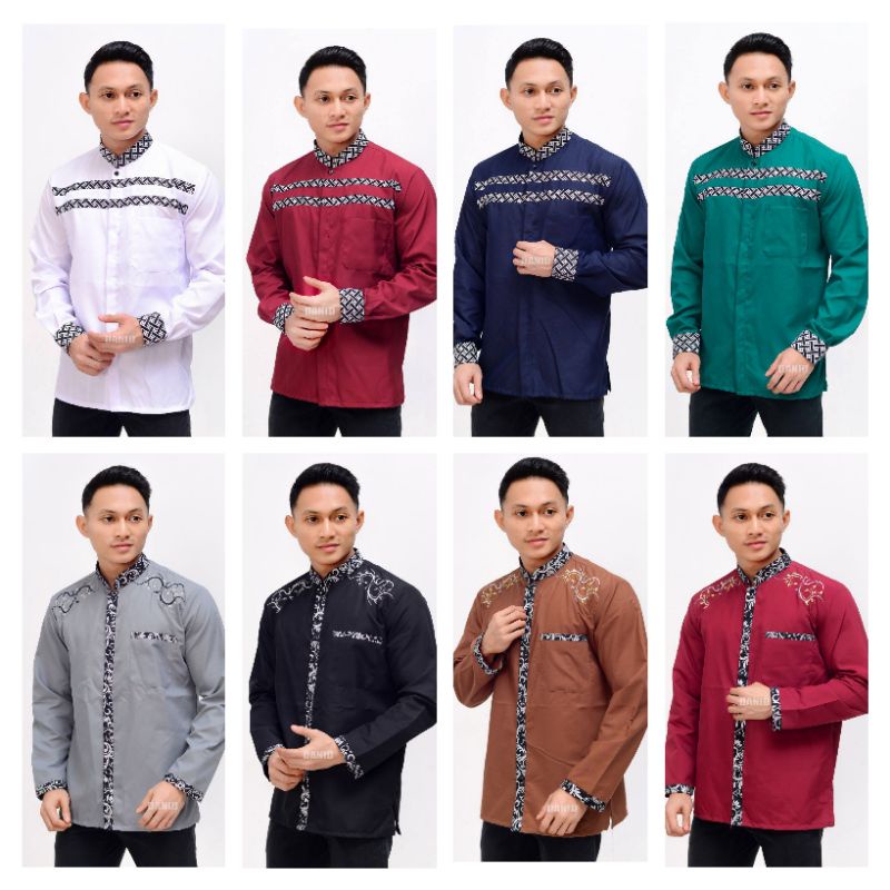 Baju Koko Original Spesial Batik Baju Muslim Pria Dewasa