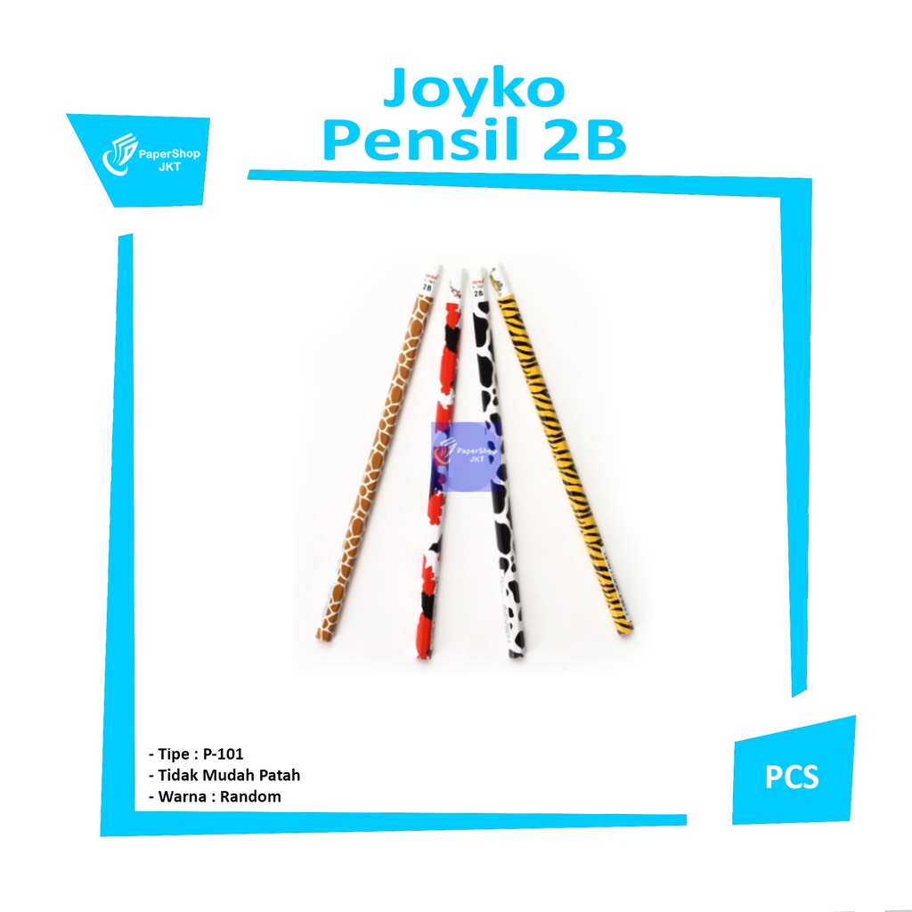 

JOYKO - Pensil P-101 2B Animal Kingdom - Pcs