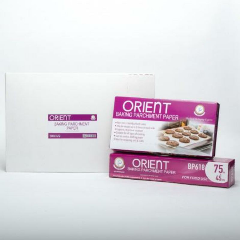 

Kertas Baking Paper 10 lembar (40x 60 cm - 45 gsm Tebal) Baking Parchment Paper Orient