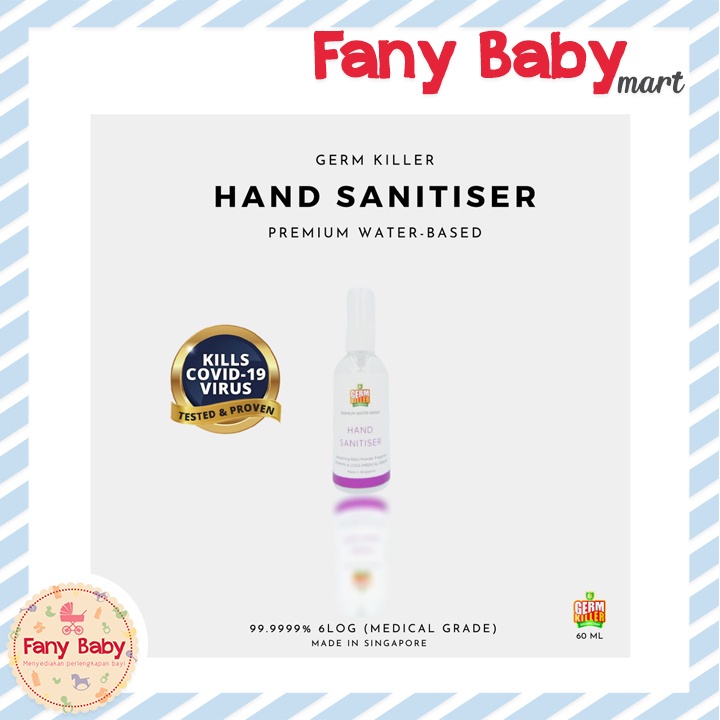 GERM KILLER HAND SANITIZER WATER 60ML
