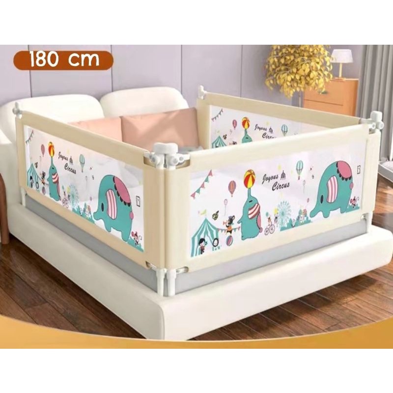 Bedrail bedguard  bed fence / pagar pembatas ranjang 180cm (1 lembar)