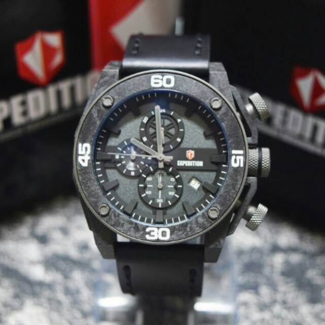 Jam Tangan Original Expedition E6710 Garansi 1thn Black