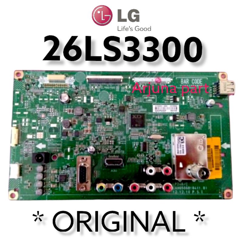 Mainboard TV LG 26LS3300 - Motherboad - mesin - MB tv LG 26LS3300