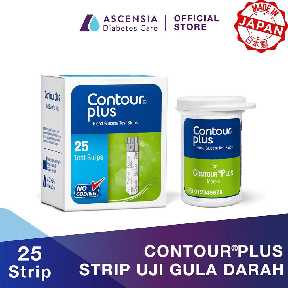 Ascensia - Contour Plus 25 Strip Tes Gula Darah