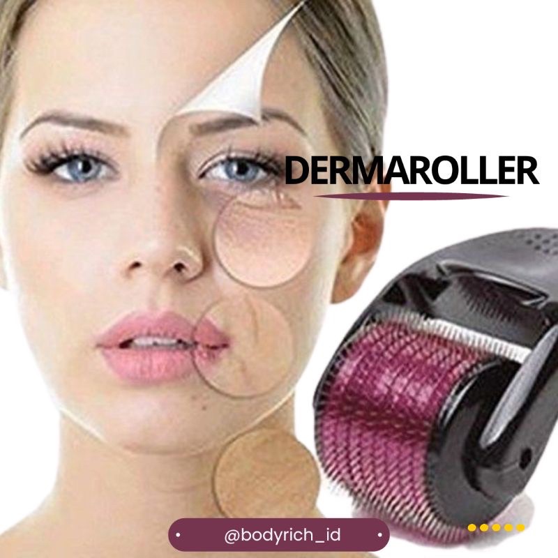 Dermaroller Stretchmark Derma Roller Paket Bopeng Penghilang Bekas Luka