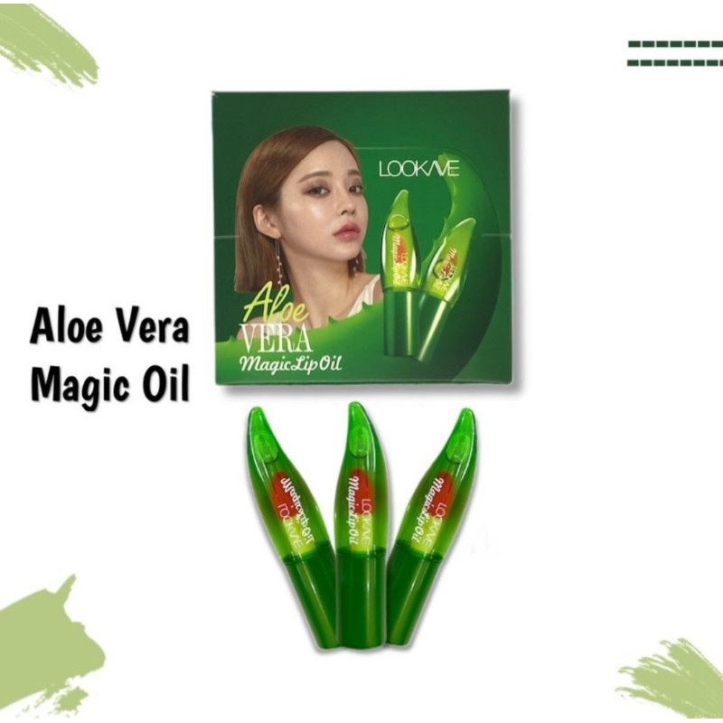 LIPTINT LIDAH BUAYA / Look me Aloe Vera Magic Lip Oil LK-20L