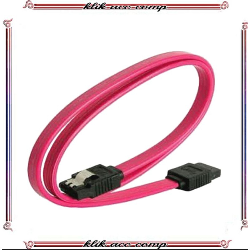Kabel Sata Clip Kabel Dvd / Kabel Hardisk internal Pc - Kuning/merah
