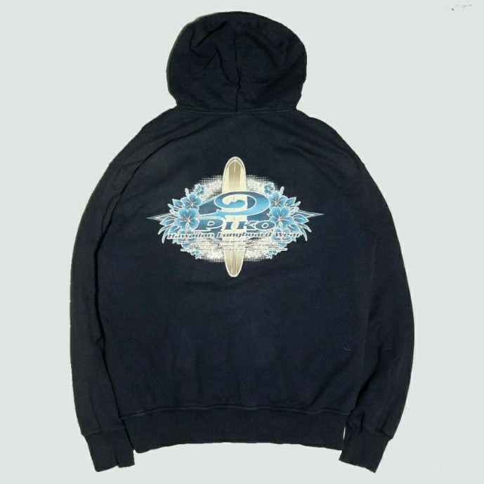 Jaket piko hawaiian surf vintage hoodie