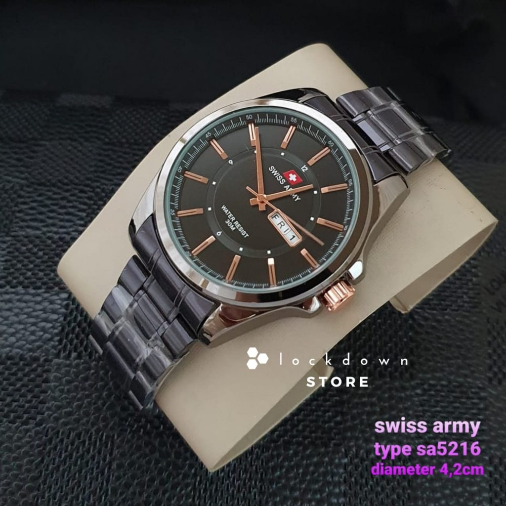 Jam Pria Swiss SA5216 Ori dan Jam Wanita Swiss SA5216 Ori