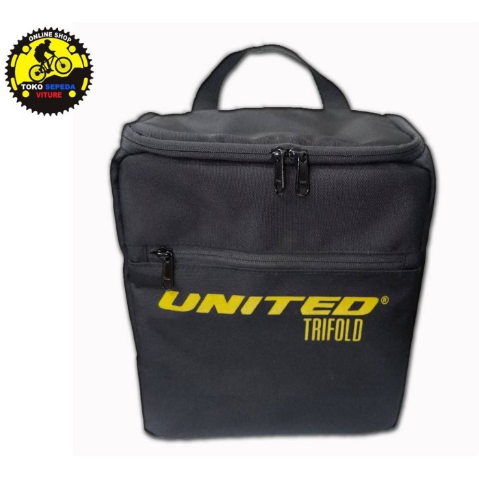 UNITED TAS SEPEDA LIPAT TRIFOLD BLACK