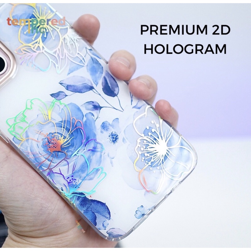 NEW PREMIUM WildFlower ChinaBlue Peonies Iphone Case (Iphone X ready)