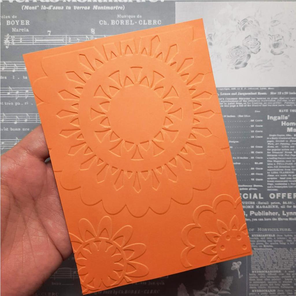 

Emboss Paper - LACE MEDALLIONS - Embossing Folder Kertas Timbul