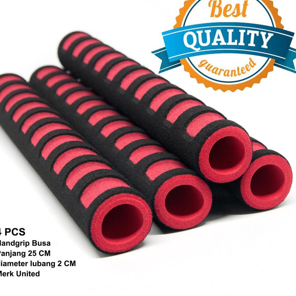 ❊ Handgrip Busa Sepeda Handle Hand Grip Karet Pegangan Stang Sepeda Roadbike Balap Empuk - UNITED ☊