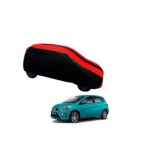 Sarung Mobil Body Cover 2 Warna Merah Hitam Daihatsu Sirion