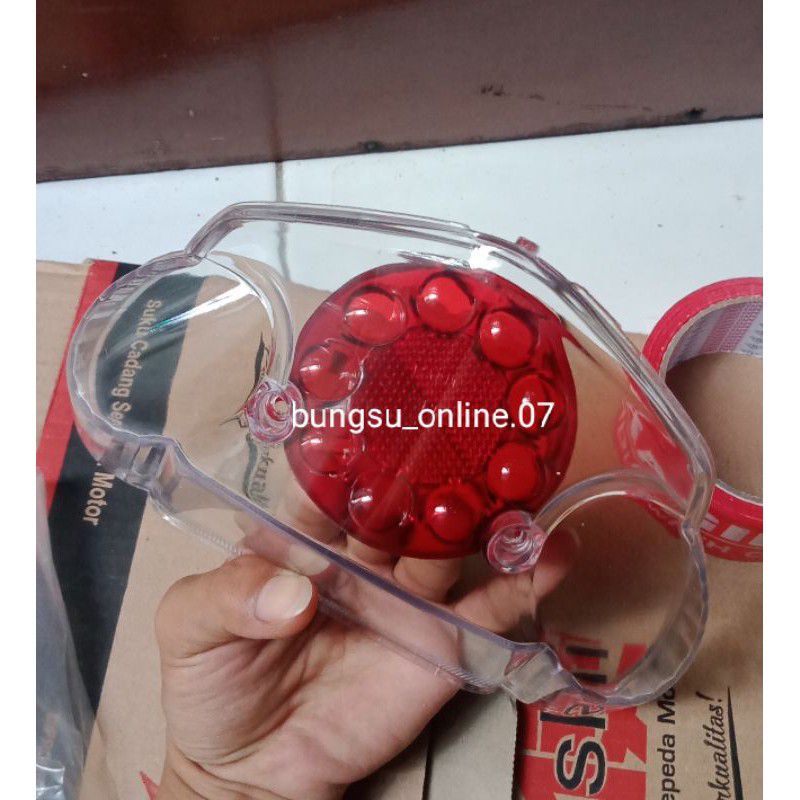 KACA MIKA LAMPU STOP BELAKANG JUPITER Z 2006 2008 BURHAN