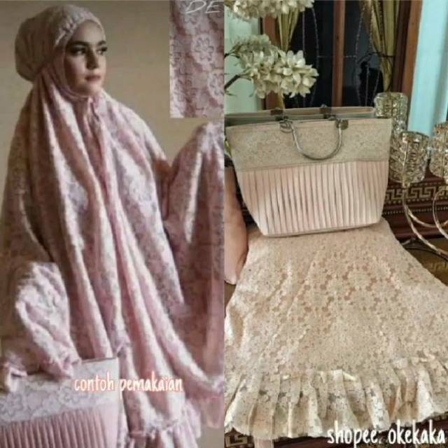Mukena Mukenah Hantaran Mukena Cantik Mukena Brukat Mukena Jumbo Mukena Mas Kawin Mukena Mewah