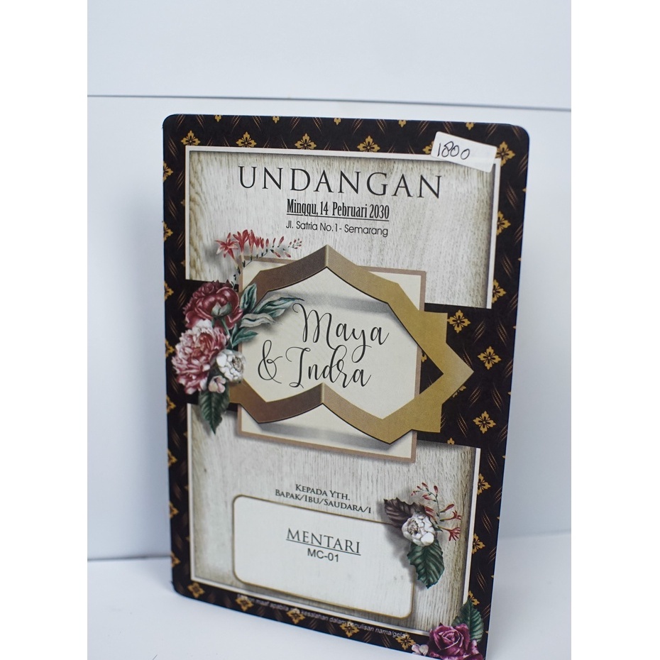 Undangan Pernikahan Mentari MC01