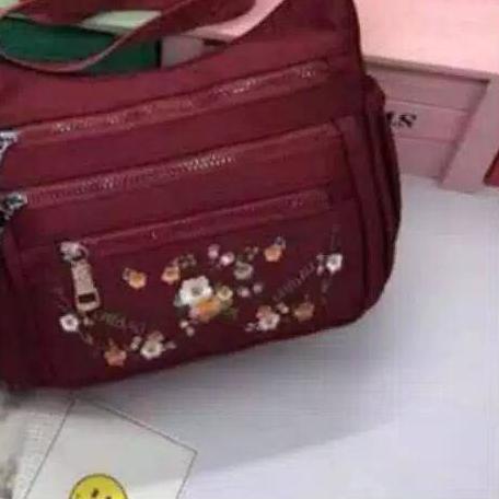 ★ Tas Selempang Chibao ORI bordir bunga 7133 import ►