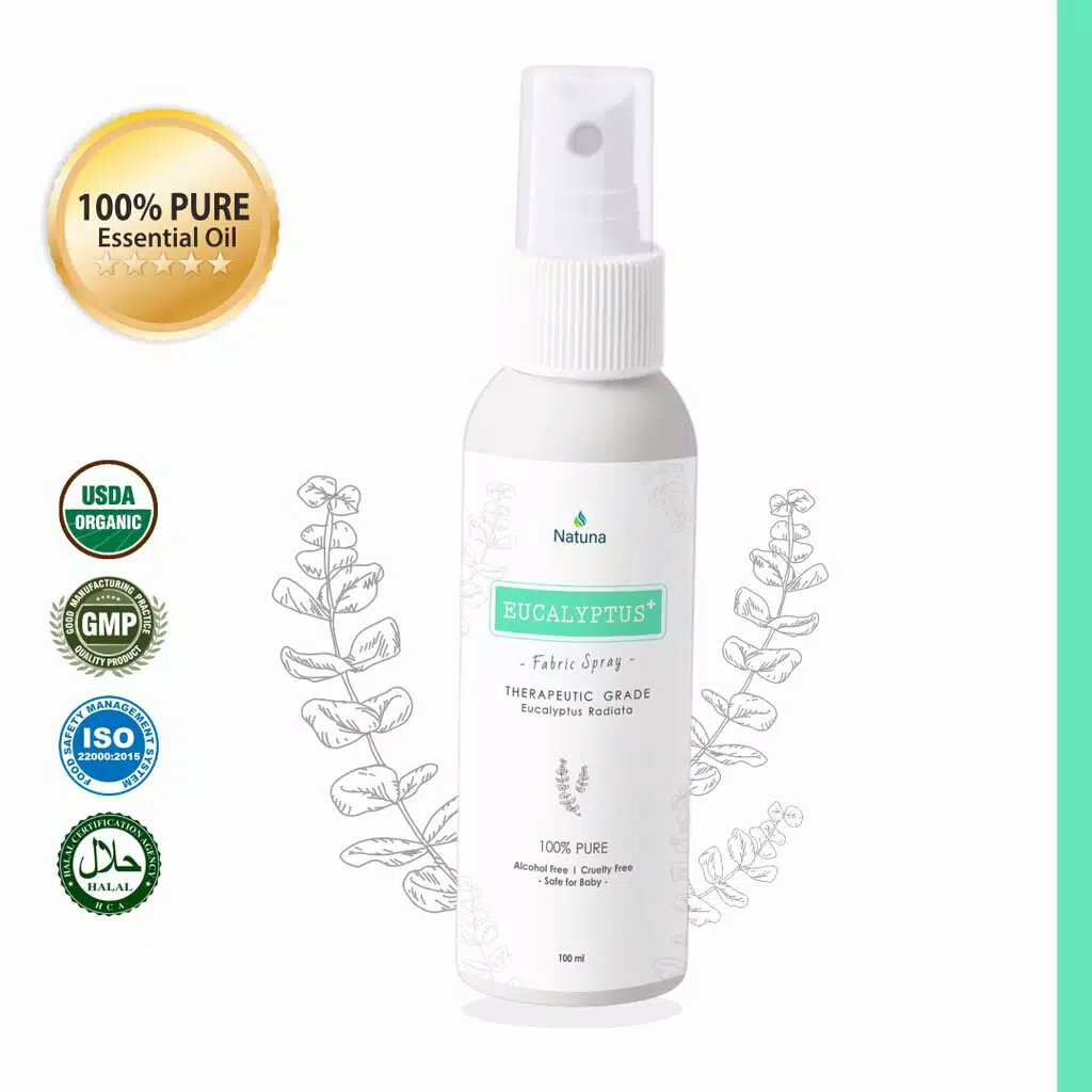 Natuna Eucalyptus Fabric Spray Essential Oil Aroma Terapi Anti Virus