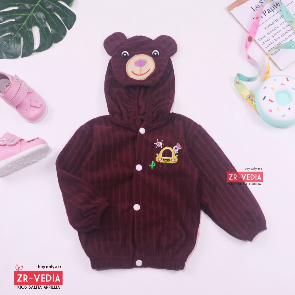 Jaket Baby 0-12 Month Premium Bordir / Jaket Anak Laki Perempuan Bayi New Born Baju Hangat Import