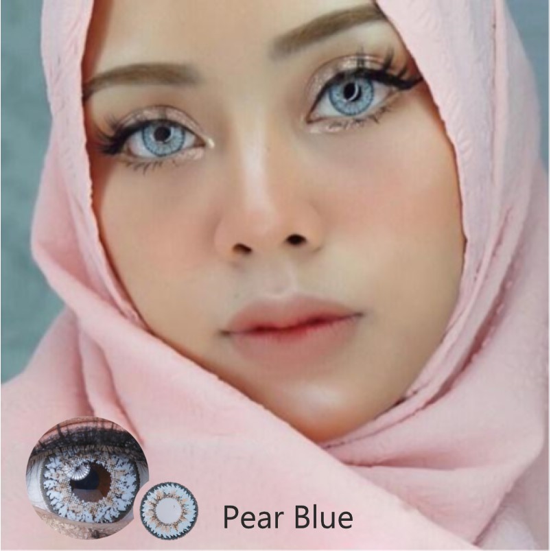 GEOEYES - Soflens Pear Warna Grey Brown Blue