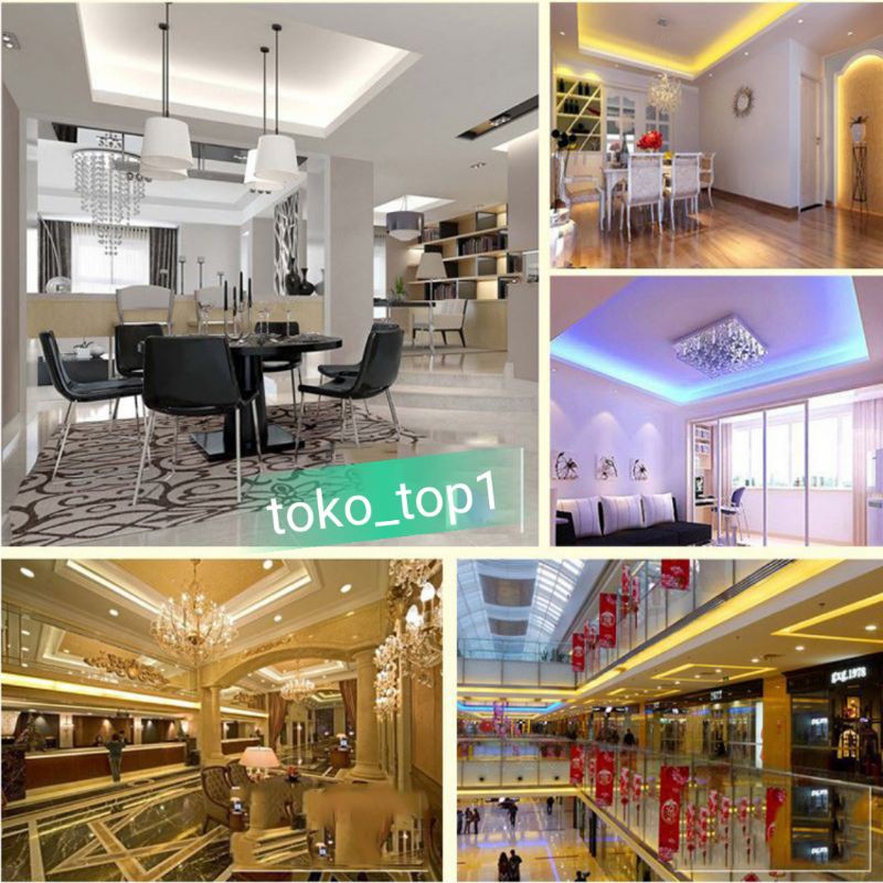 LAMPU LED STRIP 5050 RGB 220v WARNA WARNI RGB IP66 METERAN  7  WARNA (LAMPU TIKTOK)