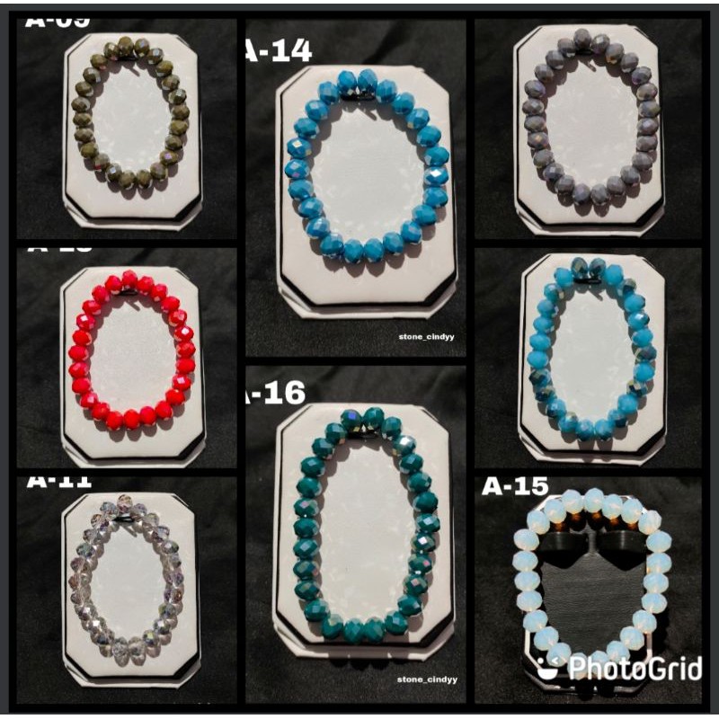 Gelang Kristal Ceko Kalimantan Beli 10pcs GRATIS 1PCS