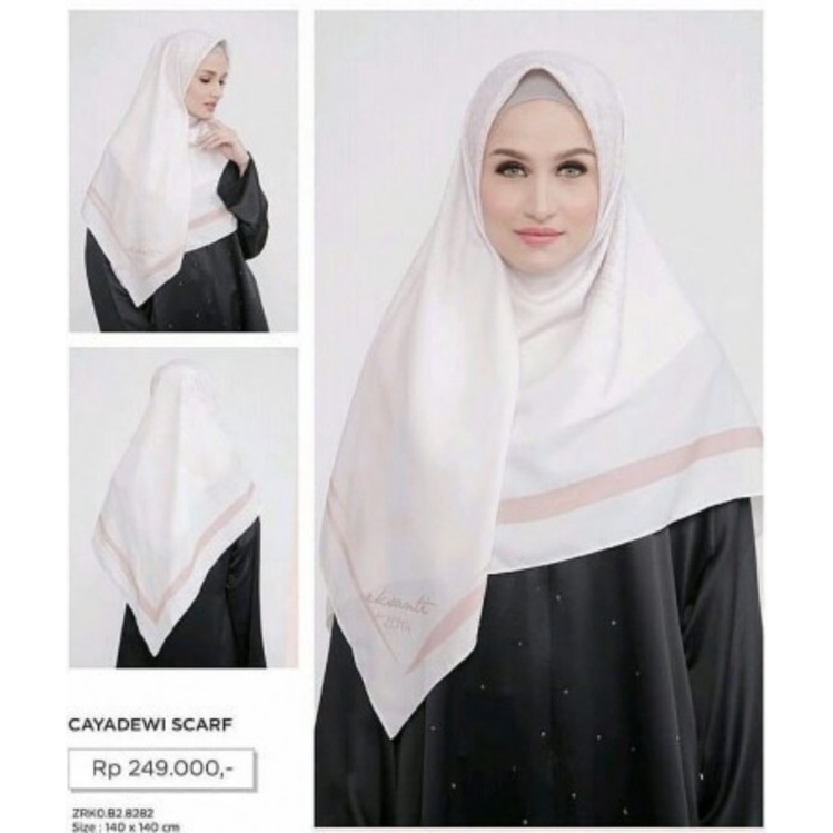 KERUDUNG HIJAB SEGI EMPAT CAYADEWI SCARF SYAR'I BY ZOYA