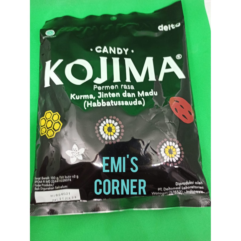 

PERMEN KOJIMA (Kurma,Jinten dan Madu) Habbatussauda , kemasan bag isi 50 butir/bag