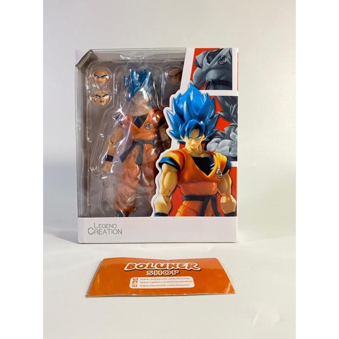 SHF Son Goku God Super Saiyan Dragon Ball Legend Creation Action Figur