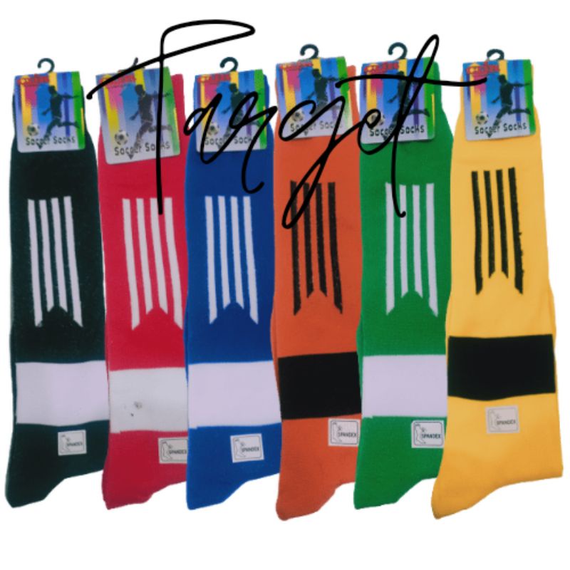 KAOS KAKI SPORT PANJANG KAOS KAKI BOLA GARIS KAOS KAKI OLAHRAGA