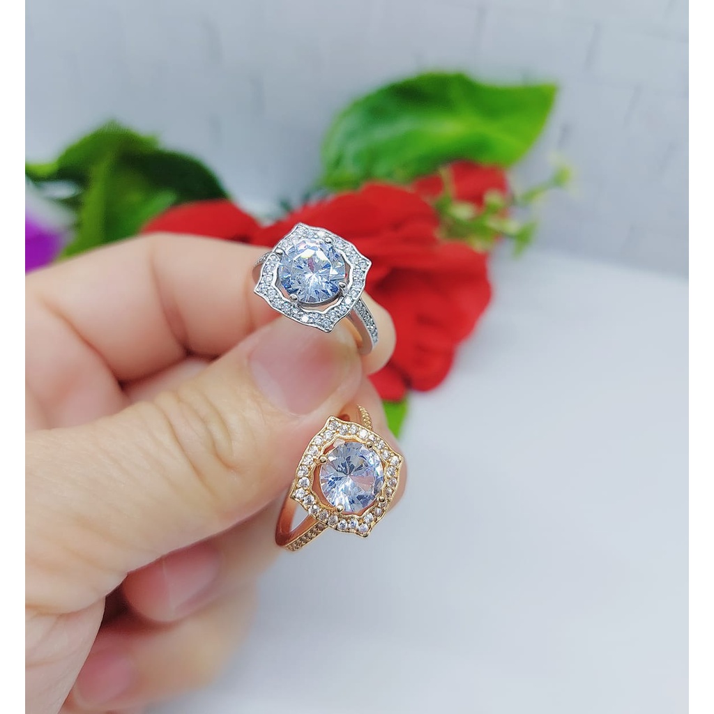 Cincin Xuping Permata Lapis Emas 70A-72A