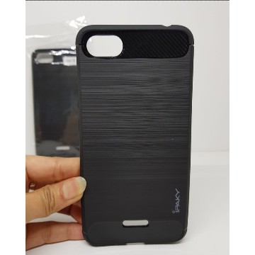 Slim Fit Xiaomi Redmi 6A NON FINGERPRINT 5.45 inchi Soft Case Fiber Multi Carbon ANTI MELAR