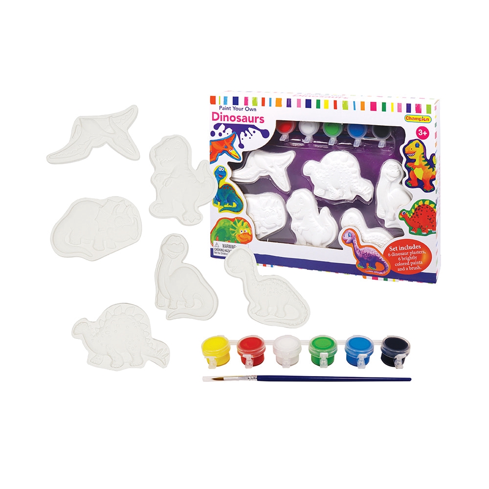 

Pretty Missy Paint Dinosaurs