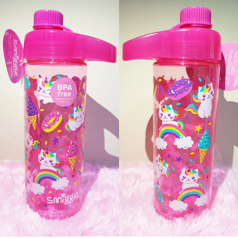 Botol minum pink smiggle original unicorn