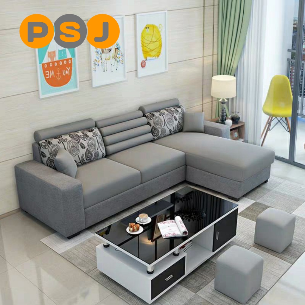 Sofa-Sofa Minimalis L Sudut- Kursi Ruang Tamu Minimalis